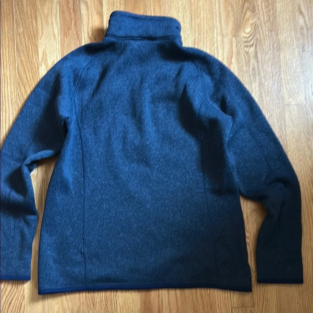 PATAGONIA Blue Quartz 1/2 zip pullover Sweatshirt Size Large - Picture 2 of 8